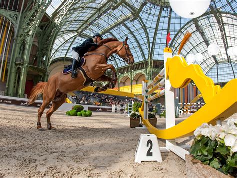 hermes horse jumping paris